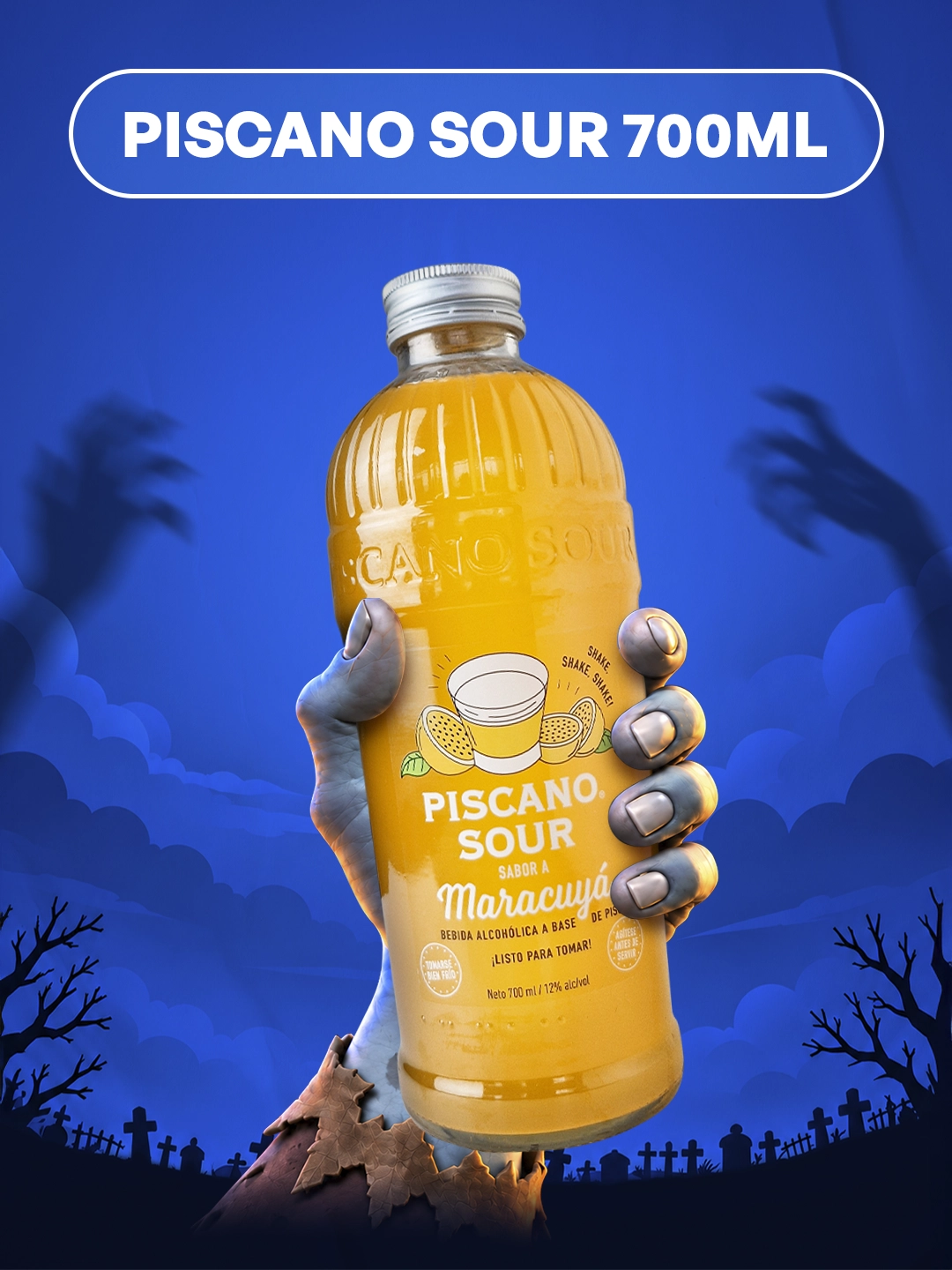 HALLOWEEN PISCANO SOUR 700ML
